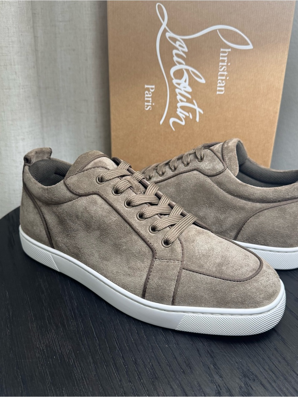 Christian Louboutin Rantulow Orlato Sneakers Crosta Silex 42.5 - Picture 4 of 8